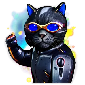 Cool Cat Meme PNG Lai