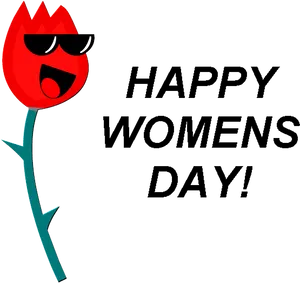 Cool Flower Cartoon Character PNG image