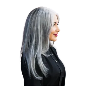 Cool Grey Hair Ideas PNG Idd PNG