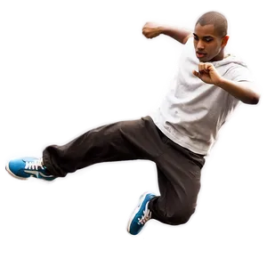 Cool Guy Doing Parkour PNG 5 PNG