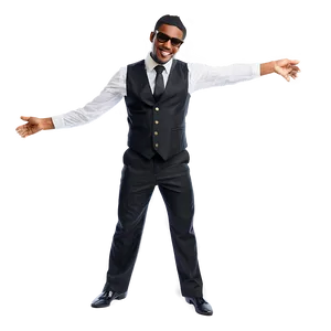 Cool Guy In A Dance Pose PNG Pbv PNG