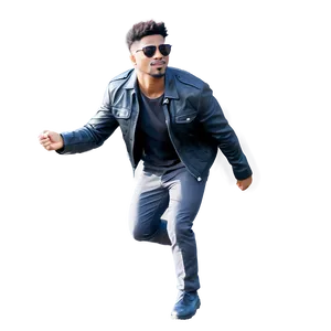 Cool Guy In Action Scene Png Lbn36 PNG image