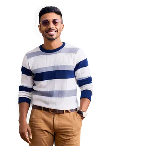 Cool Guy In Casual Outfit PNG 06252024