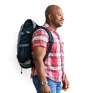Cool Guy With A Backpack PNG 70