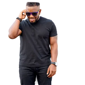 Cool Guy With A Smartphone PNG Cdo