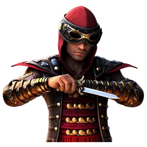 Cool Guy With A Sword PNG Hev