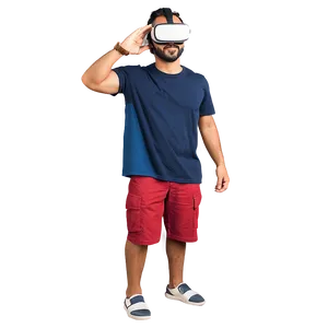 Cool Guy With Virtual Reality Png Jaa72 PNG image