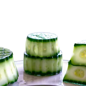 Cool Mint Jello Cucumber Salad Png 06132024 PNG image