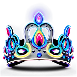 Cool Neon Crown Png Gqq PNG image