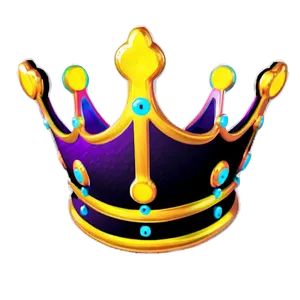 Cool Neon Crown Png Jry PNG image