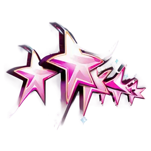 Cool Pink Stars Png 52 PNG image