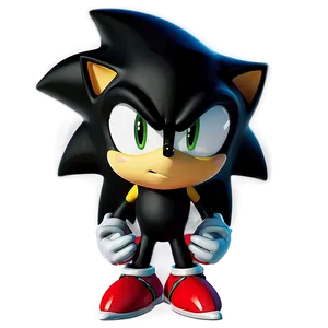 Cool Shadow The Hedgehog Pose PNG Mfp