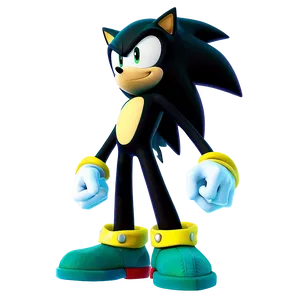 Cool Shadow The Hedgehog Pose PNG Oun45