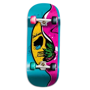 Cool Skateboard Deck Illustration Png 92 PNG image