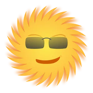 Cool Sun Emoji