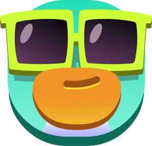 Cool Sunglasses Emoji PNG image