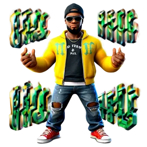 Cool Thug Character Png Yjf83 PNG image