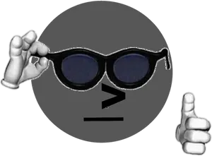 Cool_ Thumbs_ Up_ Emoji PNG image