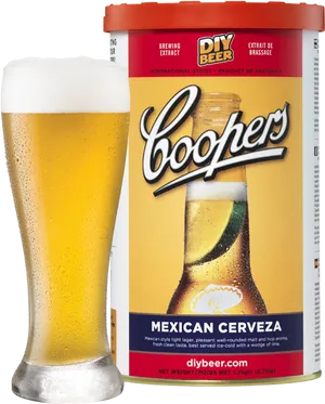 Coopers Mexican Cerveza Beer Kit PNG image