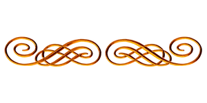 Copper Celtic Knotwork Art PNG image