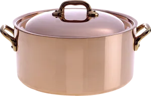 Copper Cookware Pot PNG image