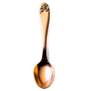 Copper Finish Teaspoon Png 25 PNG image