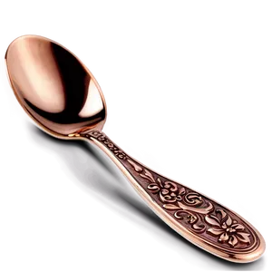 Copper Finish Teaspoon Png Cni PNG image