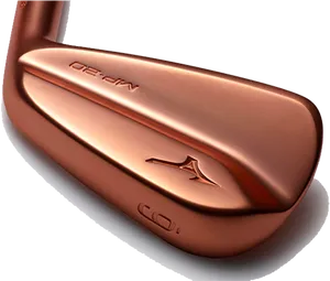 Copper Golf Club Iron PNG