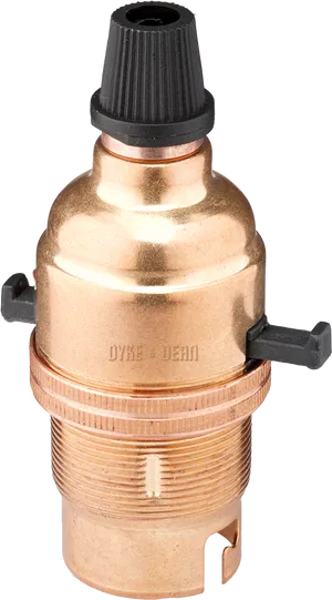 Copper Lamp Holder PNG image