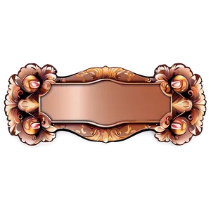 Copper Name Plate PNG 06122024