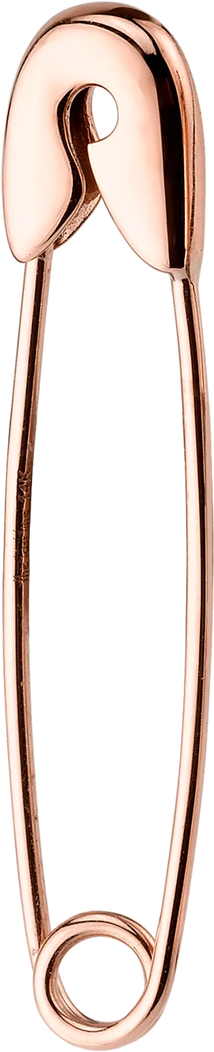 Copper Safety Pin PNG image