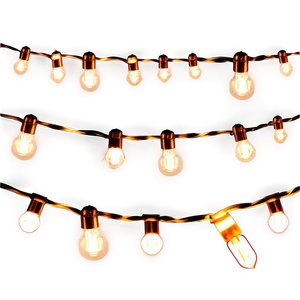 Copper Wire String Lights PNG Jxt PNG