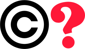 Copyright Question Concept PNG image