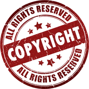 Copyright Reserved Stamp PNG image