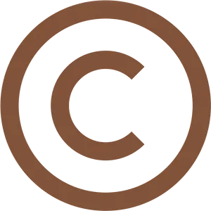 Copyright Symbol Blue Background PNG image