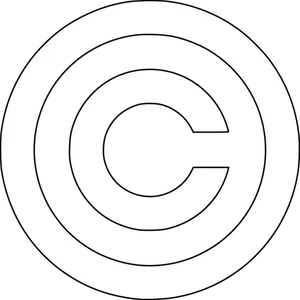 Copyright Symbol Classic PNG image