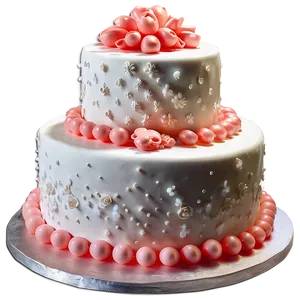 Coral Charm Wedding Cake PNG Dus85 PNG