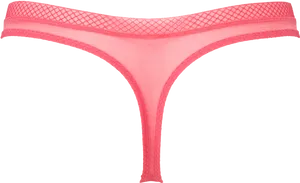 Coral Lace Thong Lingerie PNG image