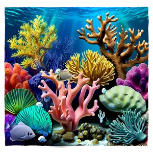 Coral Reef Educational Chart PNG Jtf PNG