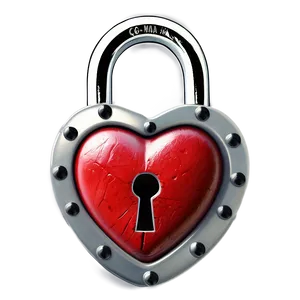 Corazon In A Lock PNG 77 PNG