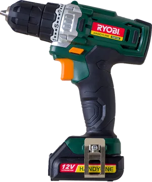 Cordless Handheld Power Drill PNG image
