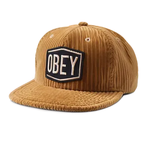 Corduroy Obey Hat Png 06262024 PNG image