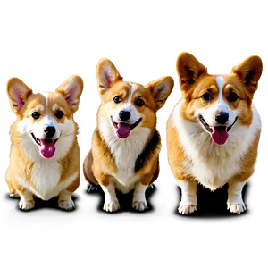 Corgi Family PNG 50 PNG