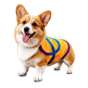 Corgi In Costume PNG Gry PNG