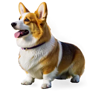 Corgi In Park Png Wij PNG image