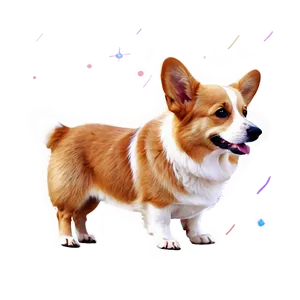 Corgi Under The Stars Png 05212024 PNG image