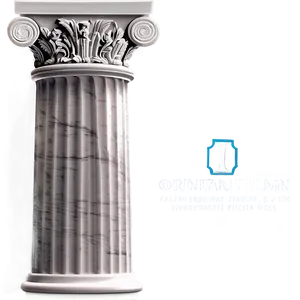 Corinthian Greek Column Png 06212024 PNG image