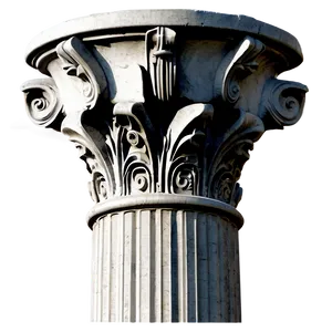 Corinthian Greek Column Png 06212024 PNG image