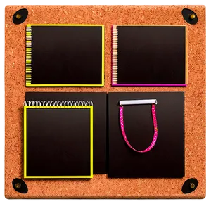 Cork Board Essentials PNG Yke58