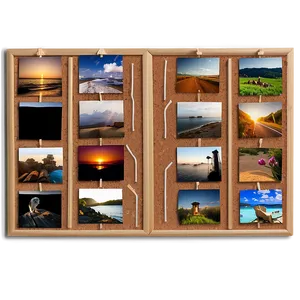 Cork Board Photo Collage Png 06202024 PNG image